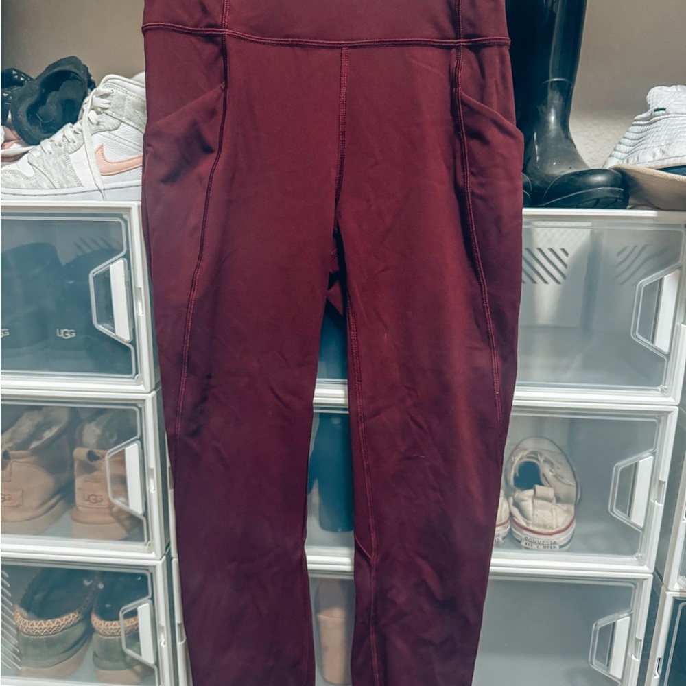 lululemon athletica High-Waist Leggings in Burgundy Bay